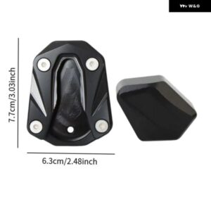 バイク キック スタンド パッド エクステンダーアクセサリー コースタープレートエクステンション SHENGSHI 368G 屋外 パーキング 用 バイク - green