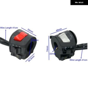 22MM オートバイ バイク ハンドルバー 左右スイッチ ホーン ウィンカー ヘッドライト 電動スタート ハンドルバー コントローラ ー スイッチ