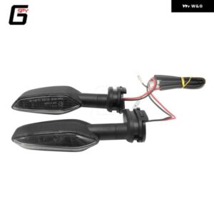 ヤマハ FZ1 FZ03 FZ6 FZ07 FZ8 FZ09 FZ10 FZ16 FZ25 FZ150 FZ250 FZS150 XJ6 バイク フロント リア ウィンカー ライト フラッシャー LED - Smoke