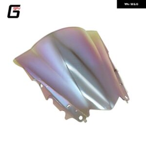 バイク 風防 ヤマハ YZF R25 R3 YZFR25 YZFR3 2013-2018 風防 ダブルバブル デフレクター プロテクター カバー - Iridium
