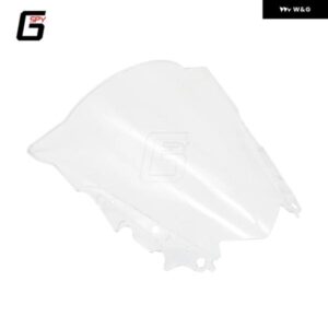 バイク 風防 ヤマハ YZF R25 R3 YZFR25 YZFR3 2013-2018 風防 ダブルバブル デフレクター プロテクター カバー - Iridium　White