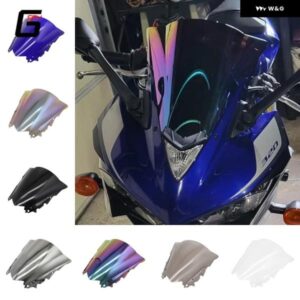 バイク 風防 ヤマハ YZF R25 R3 YZFR25 YZFR3 2013-2018 風防 ダブルバブル デフレクター プロテクター カバー