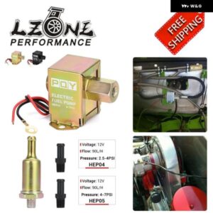 電子式 12V 燃料 ポンプ 2.5-7PSI 圧力 90LPH ガス ガソリン ディーゼル対応 FEP12SV E8012S オート キャブレター オートバイ バイク