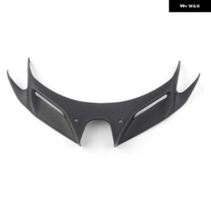 オートバイ バイク フロントノズル フェアリング エアウィングカバー カワサキ NINJA 250 400 2018-2019 - black