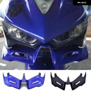 オートバイ バイク フロントエアロダイナミック ウィングレット ウインドシールド フェアリング ウィング ヤマハ YZF R3 R25 2014 - 2021 - Carbon　Fiber　Pattern