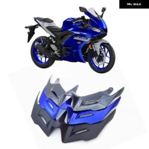 オートバイ バイク フロントエアロダイナミック ウィングレット ウインドシールド フェアリング ウィング ヤマハ YZF R3 R25 2014 - 2021