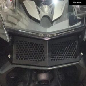バイク ラジエーター ガード BMW K1600B K1600GT K1600GTL オイルクーラー ガード - Black