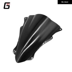 バイク 風防 カワサキ ZX4R ZX4RR NINJA ZX25R ZX25RR 風防 ダブルバブル デフレクター プロテクター カバー - black