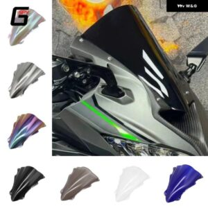 バイク 風防 カワサキ ZX4R ZX4RR NINJA ZX25R ZX25RR 風防 ダブルバブル デフレクター プロテクター カバー