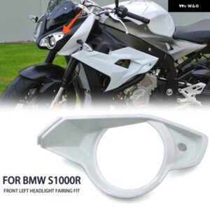 オートバイ バイク フロント左 ヘッドライト サラウンド フェアリング カウリング BMW S1000R 2015-2018 フェアリング パネル ヘッドライト カバー