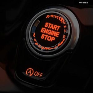 ワンクリックスタート ボタン デコレーション ステッカー ボタン カバー トリム BMW F25 F26 G30 F20 F22 F30 F34 F10 F18 F32 F01 F02 F12 F15 F16 - Silver