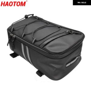 オートバイ バイク 自転車ラックリア キャリア バッグ トランク PUレザー 防水 8L 収納 キャリア ポーチMTB オートバイ バイク パニエショルダーバッグ