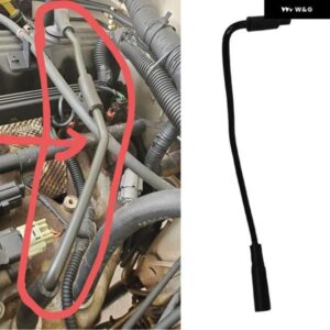ブラック クランクケース ベンチレーションホース 4854265 1997-2004 ジープ チェロキー ラングラー 4.0L エンジン - Black