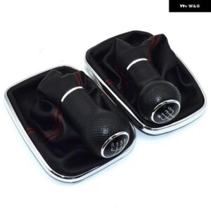 6速 ギア シフト ノブ レバー シフター ゲイター ブーツ PUレザー フォルクスワーゲン VW 1999-2004 ゴルフ 4 IV MK4 GTI R32ジェッタ - 5　Speed3