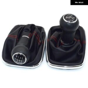 6速 ギア シフト ノブ レバー シフター ゲイター ブーツ PUレザー フォルクスワーゲン VW 1999-2004 ゴルフ 4 IV MK4 GTI R32ジェッタ - 6　Speed5