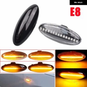 2X LED ウィンカーライト ダイナミックサイドマーカー フェンダーシーケンシャルランプ トヨタ ヤリス ヴィッツ XP90 RAV4 XA30 MK3 オーリス E150 カローラ