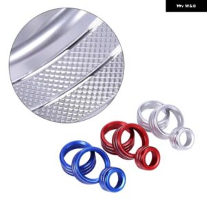 3個 BMW 1 2 3 4シリーズ F30 F34 F46 GT X1 F47 F48 13-17 カー スタイリング エアコン ノブ オーディオ サークル トリム 合金 アクセサリー - C