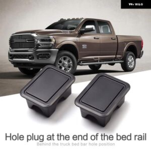 車 トラック 荷台 レールステークポケットカバー ステークポケットプラグカバー ピックアップ ダッジ ラム 1500 2500 25/3500 2019 - 21
