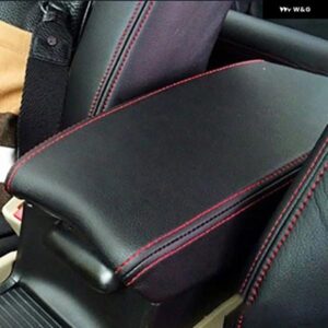 カーセンター アームレスト コンソール ボックス カバー トリム ケース ホンダ シビック 8代目セダン2006 - 11アクセサリー - black-black　line