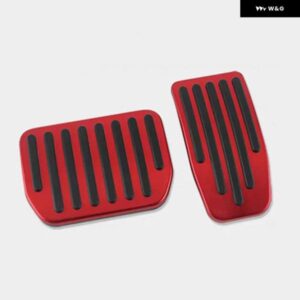 車用フットペダルカバー 合金 アクセル ガス燃料 ブレーキ レスト パッド マット テスラ モデル3 Y ハイランド 2022 - 24 - black