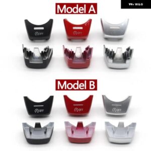 車用電子 エンジン スタートストップOFFスイッチ ボタン カバー BMW 5 6 7シリーズ F10 F11 F18 F07 F06 F12 F13 F01 F02 - Model　A　Black
