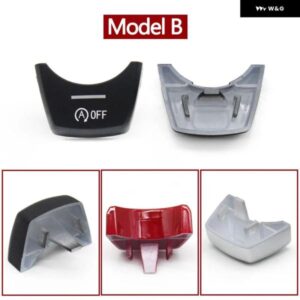 車用電子 エンジン スタートストップOFFスイッチ ボタン カバー BMW 5 6 7シリーズ F10 F11 F18 F07 F06 F12 F13 F01 F02 - Model　A　Red
