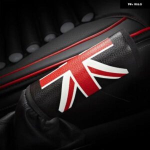 ユニオンフラッグハンドブレーキ グリップ BMW カー スタイリング 汎用 - Blue
