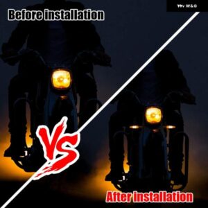 12V オートバイ バイク テールライト ウィンカーライト フロントリア ブレーキランプ LED インジケーター BMW F800GS F700GS R1200GS GS 1200 - Front
