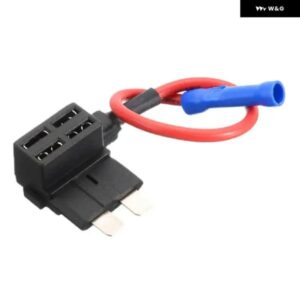10個車用 回路ヒューズTAP アダプター と10Aスタンダードブレードヒューズ ホルダー で車両電気 システム を強化