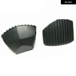 2X クラッチ ブレーキ ペダル ゴム カバー 滑り止め パッド 208 2008 301 307 308 シトロエン C5 C3 ピカソ 213026 450417 - black