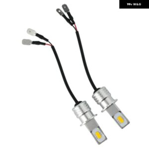 フォグランプ 電球 LED 電球 車用 デイタイム ランニングライト キット 超高輝度 3000K 6000LM CSP LED変換