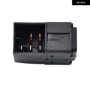 LED レッドライト フォルクスワーゲン ゴルフ GII パラティ 2004-2010 電動パワーウィンドウ シングル コントロール スイッチ 377959855D - Black