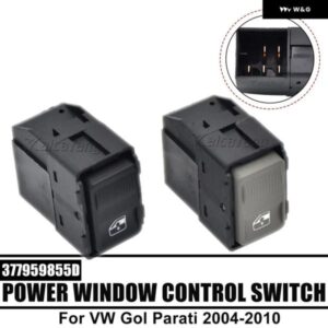 LED レッドライト フォルクスワーゲン ゴルフ GII パラティ 2004-2010 電動パワーウィンドウ シングル コントロール スイッチ 377959855D