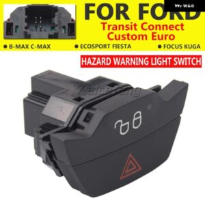 フォード B-MAX C-MAX エコスポーツ フィエスタ フォーカス クーガ トランジット 1519127 ハザード ハザード灯 ドアロック スイッチ ボタン