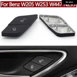 車用 セントラルドアロックスイッチリペア ボタン キャップカバー メルセデス ベンツ C EQC GLC V クラス W205 N293 W253 W447 2059055251