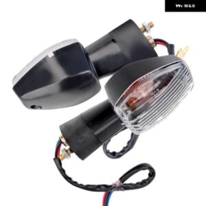 オートバイ バイク ウィンカーライト インジケーター ウィンカー フロントリア ライトLEDシグナルランプ ホンダ CB400 VTEC3 CBR600 F5/CBR1000 1ペア - Black　Cover