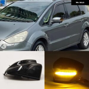 車用点滅2個 車用LED ダイナミックウィンカー サイドウィングミラー インジケーター ライトランプ フォード S-MAX 2007-2014 クーガ C394 2008-2012