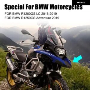 ホイールエクステンダーカバー フロントビーク フェアリング エクステンション オートバイ バイク アクセサリー BMW R1200GS R1250GS LC ADV 2018-2019 - black