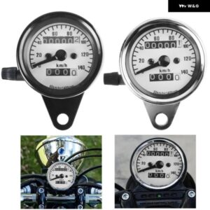 汎用 LEDライトタコメーターレトロ オートバイ バイク ダッシュボード マシン カスタム ランニング距離計モト オートバイ バイク アクセサリーオートゲージ