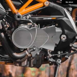 110CC 125CC 140CC ピットダート オートバイ バイク 左 エンジン ステーター マグネトカバー ケーシングケース - silver