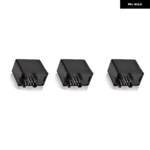 フラッシャーリレー オートバイ バイク フラッシュリレー LED インジケーター フラッシャー 38610-03F00 38610-10G00 インジケーター フラッシャー スズキ G - Black　3Pcs