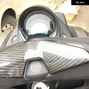ヤマハ NMAX155 150 2016-2019 オートバイ バイク 計器シェルメーターケースゲージカバー アクセサリー - carbon　fiber　　black