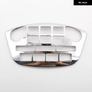 オートバイ バイク ロームフロントCD ラジオ プレーヤー パネル トリム カバー フレーム デコレーション ホンダ ゴールドウイング GL1800 ゴールドウイング - Chrome