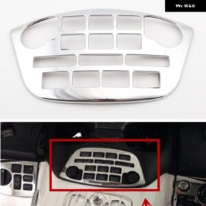 オートバイ バイク ロームフロントCD ラジオ プレーヤー パネル トリム カバー フレーム デコレーション ホンダ ゴールドウイング GL1800 ゴールドウイング