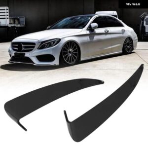 リア バンパー エプロン スポイラー カナード エアベント カバー トリム メルセデス ベンツ W205 C43 C63 AMG 4ドア 2015-2021