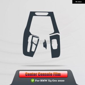 BMW X3 F25 G01 X4 F26 G02 2011-2020 カーセンターコンソール ギアパネルナビゲーションフルセットインテリアモールディング TPU プロテク - For X3 2020