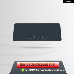 BMW X3 F25 G01 X4 F26 G02 2011-2020 カーセンターコンソール ギアパネルナビゲーションフルセットインテリアモールディング TPU プロテク - For X3 X4 18-20