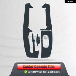 BMW X3 F25 G01 X4 F26 G02 2011-2020 カーセンターコンソール ギアパネルナビゲーションフルセットインテリアモールディング TPU プロテク - For X3 18-19