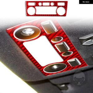 BMW 5シリーズ E60 2004-2010 アクセサリーカーボン車内ルーフ読書灯セットスピークパネルトリム ステッカー 装飾 カスタムパーツ アクセサ - 27 RED