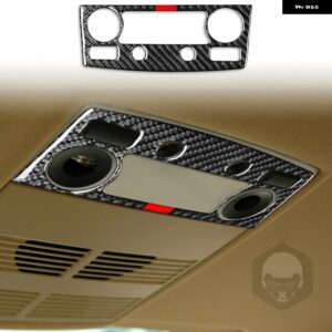 BMW 5シリーズ E60 2004-2010 アクセサリーカーボン車内ルーフ読書灯セットスピークパネルトリム ステッカー 装飾 カスタムパーツ アクセサ - 30 BLACK-RED